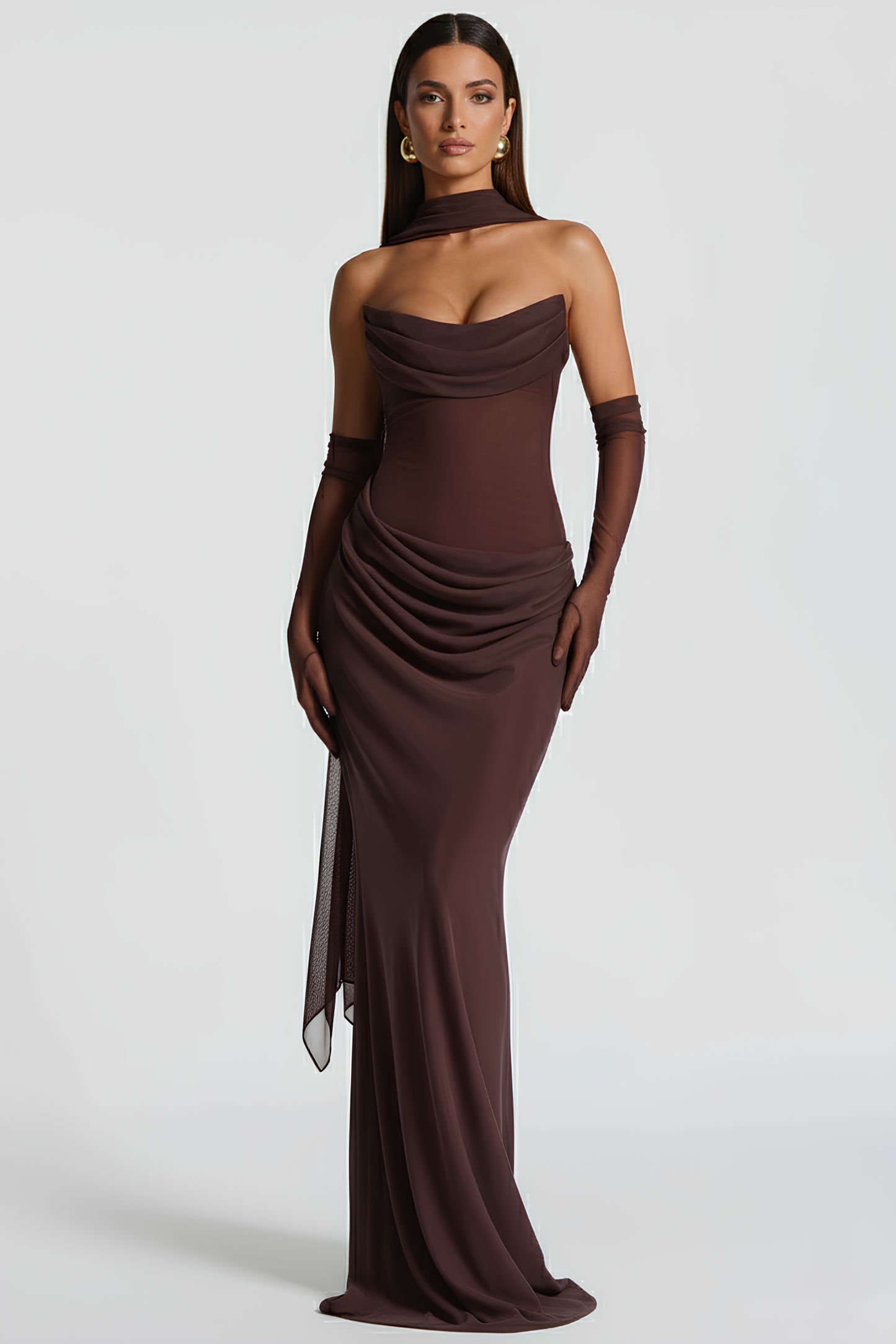 Alessia Long Bustier Dress