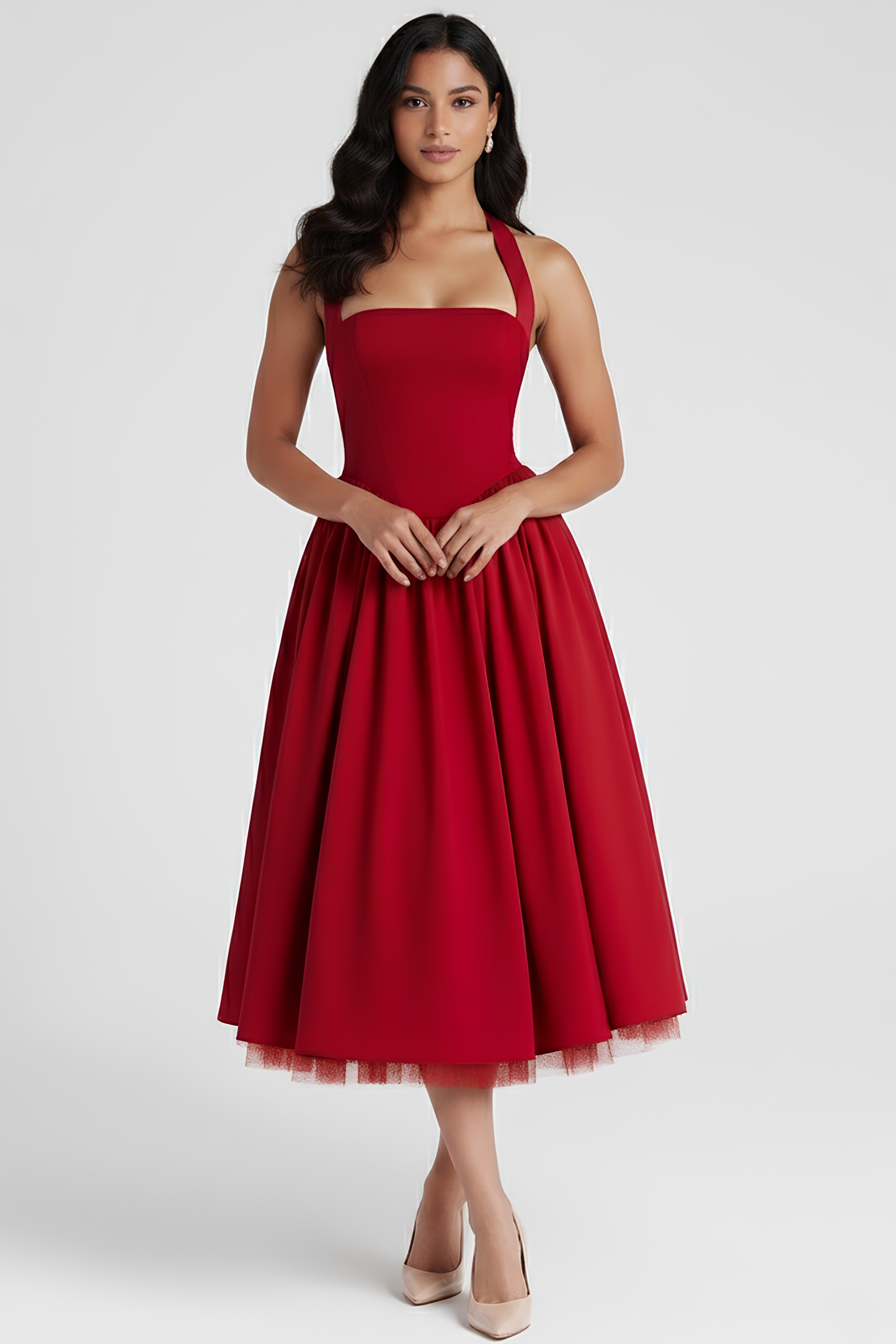 Anabel Shaping Midi Dress