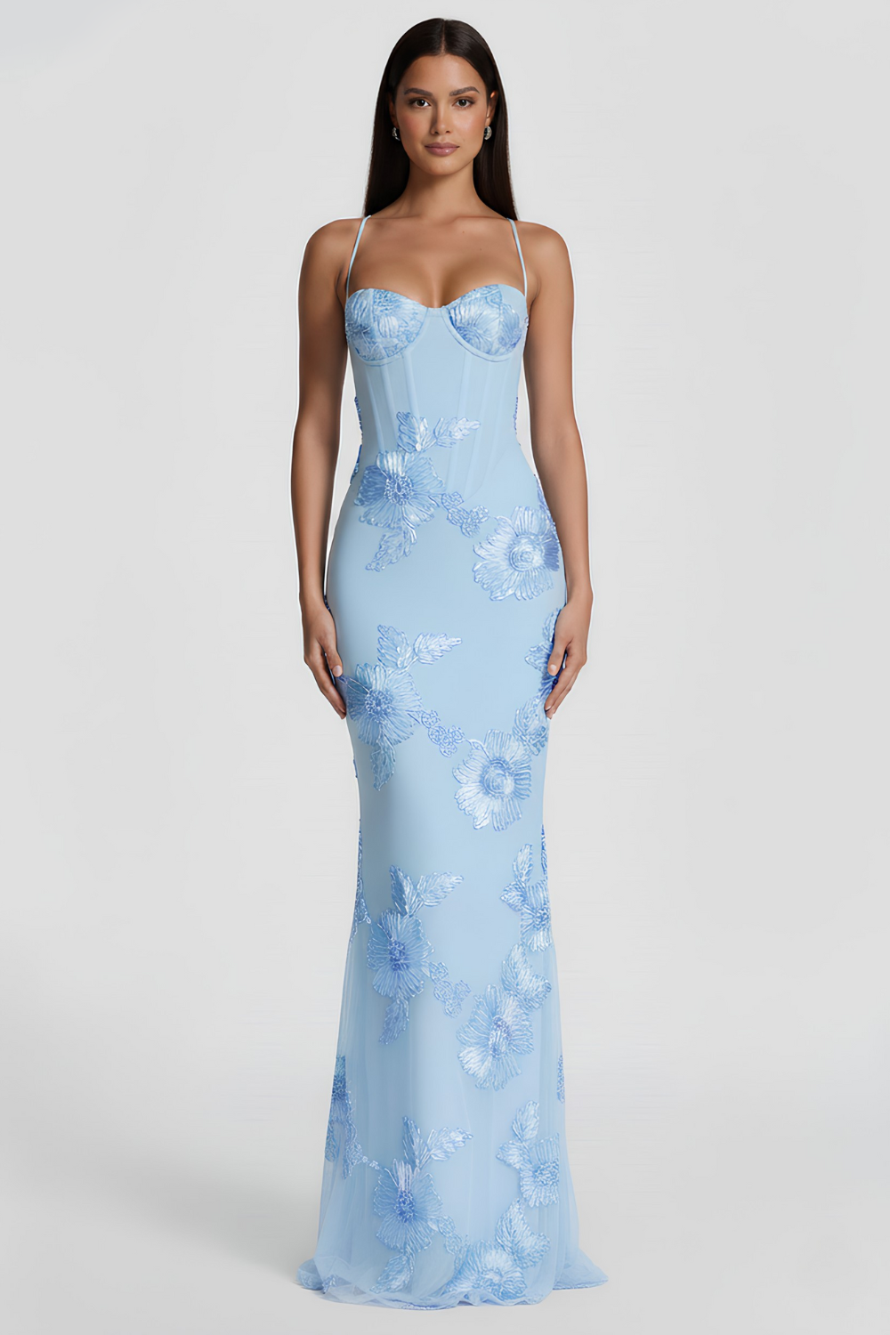 Long Bustier Dress Viena