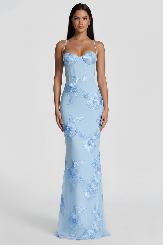 Long Bustier Dress Viena