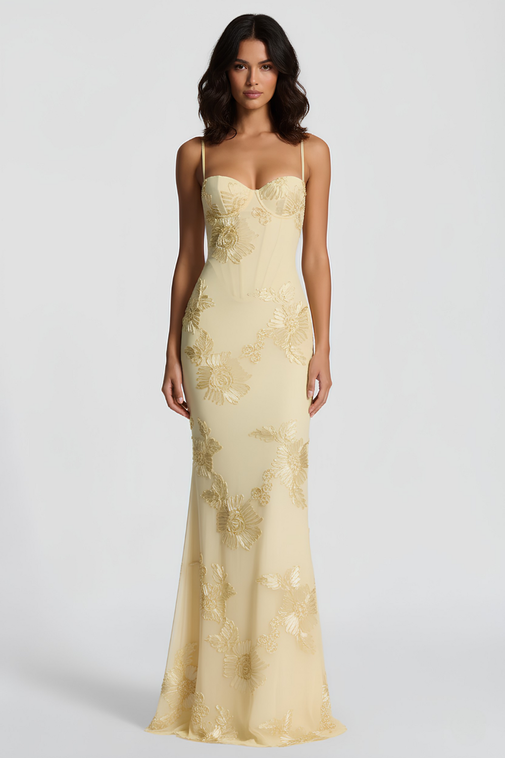 Long Bustier Dress Viena