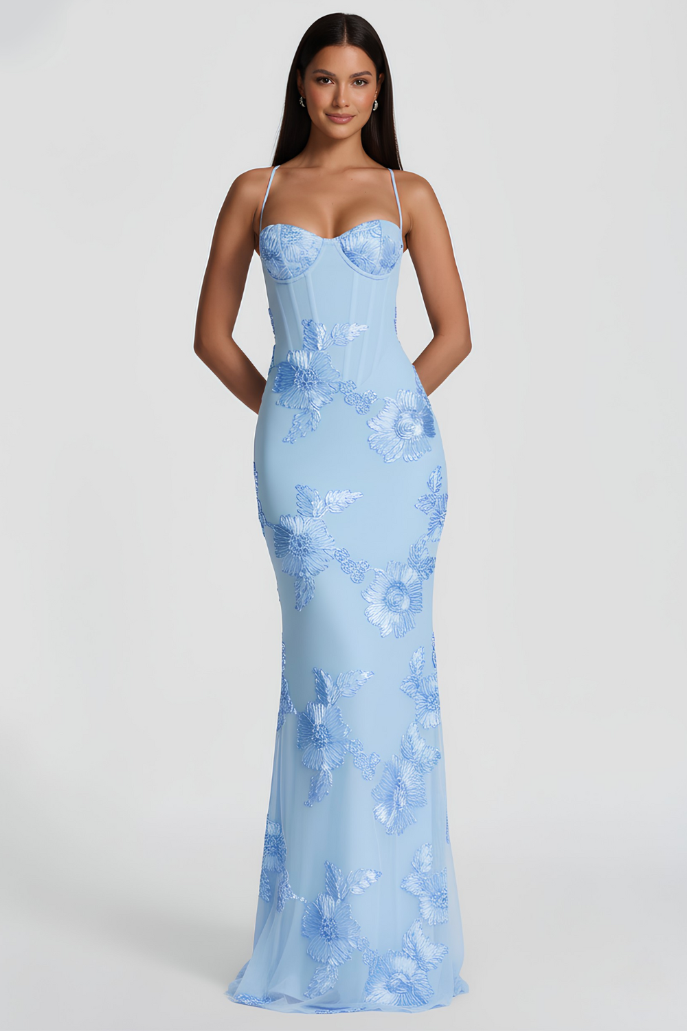 Long Bustier Dress Viena