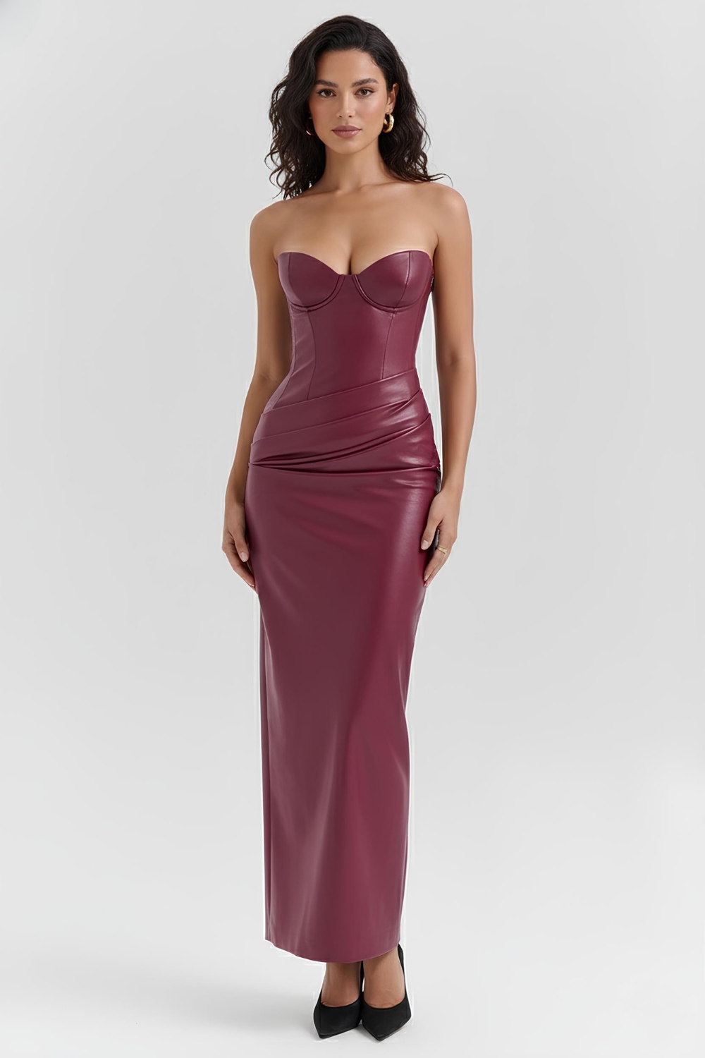 Iris Long Bustier Dress