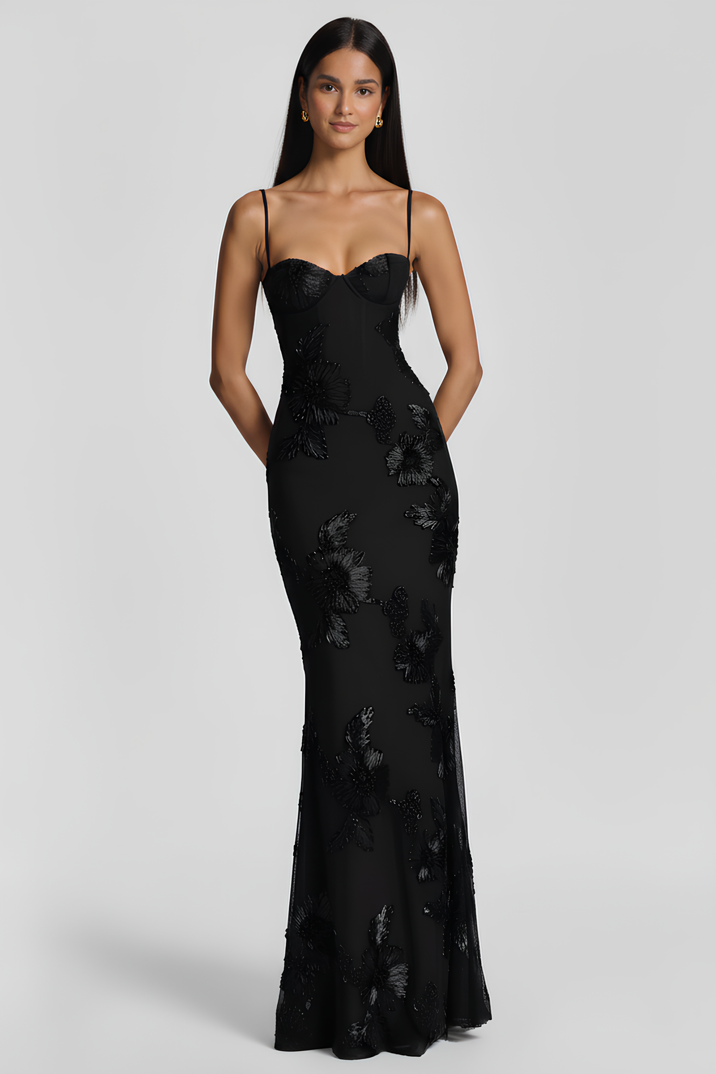 Long Bustier Dress Viena