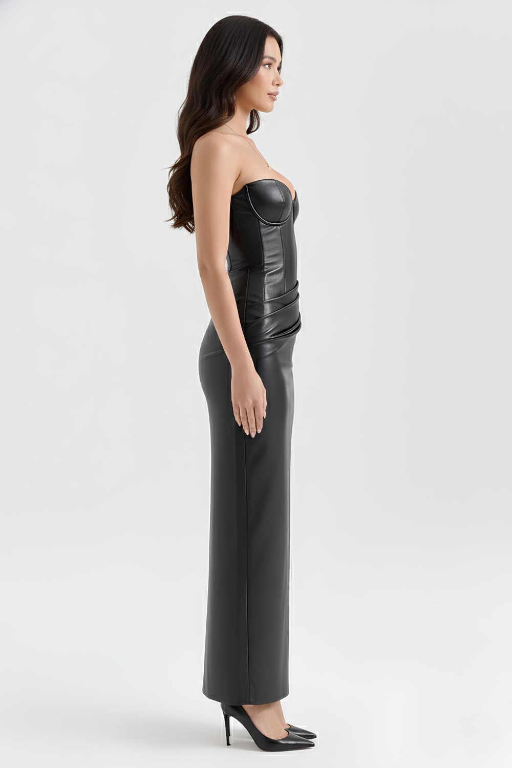 Iris Long Bustier Dress