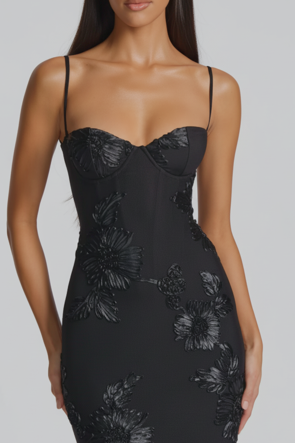 Long Bustier Dress Viena