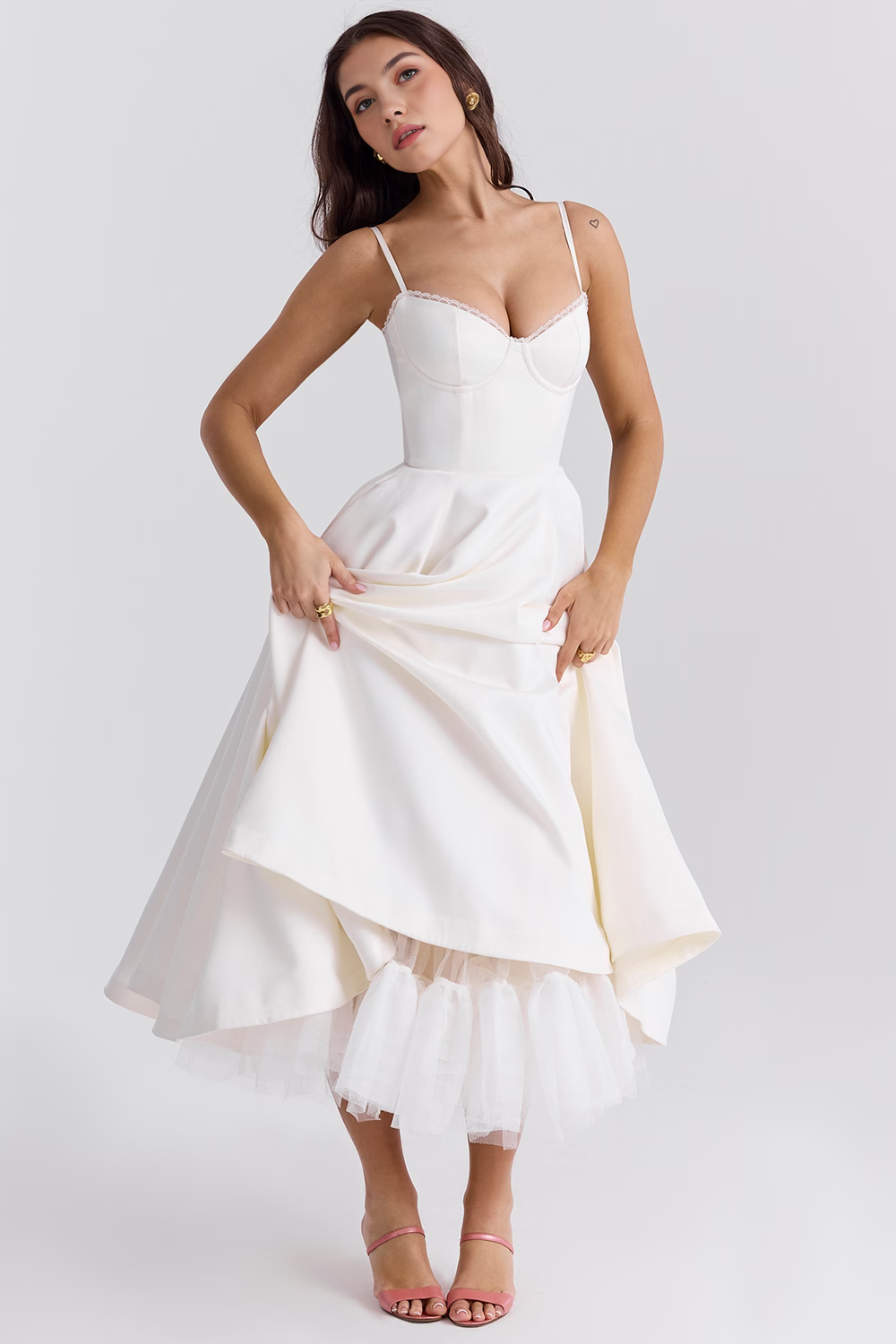 Midi Dress Cloe - Double Layer