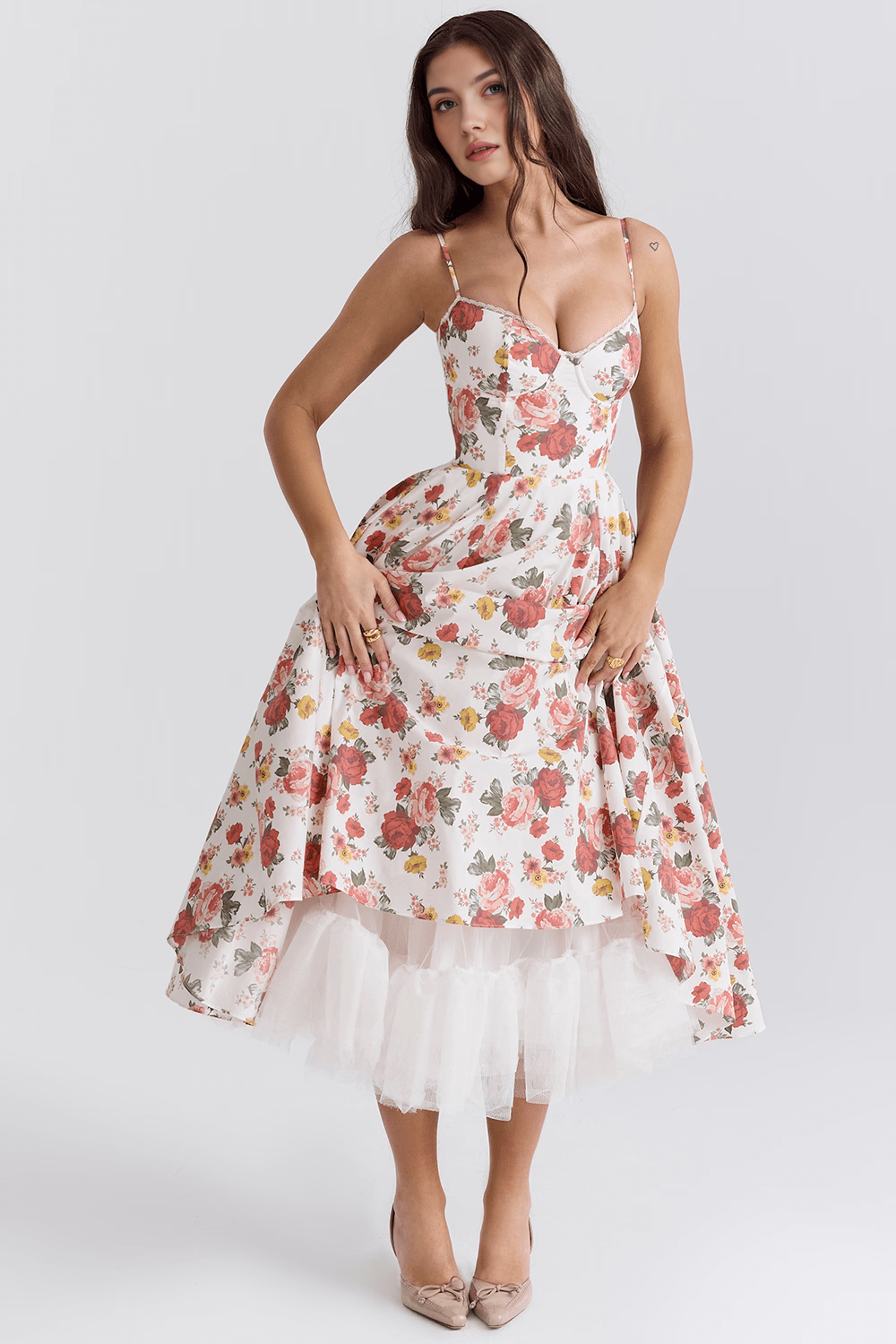 Midi Dress Cloe - Double Layer