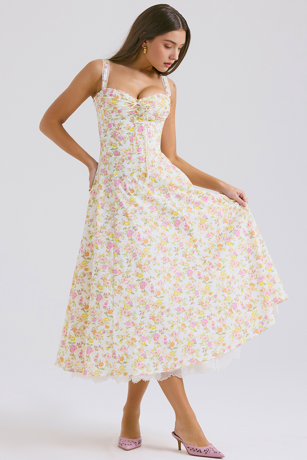 Lace Bustier Dress Valentina