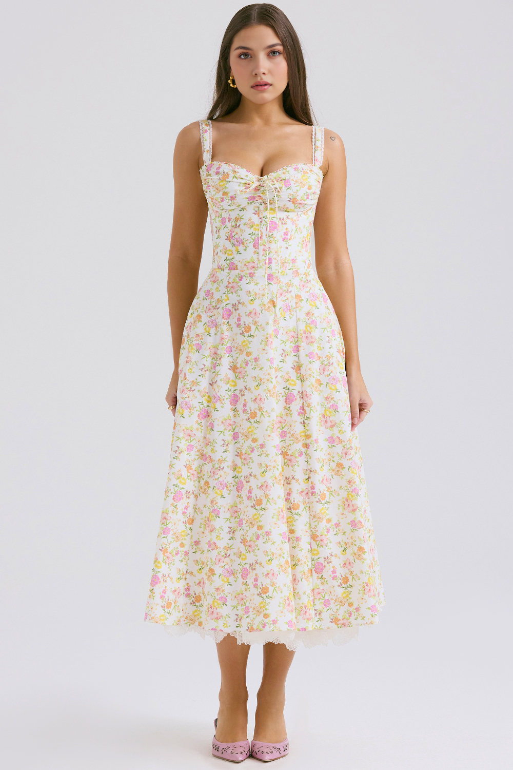 Lace Bustier Dress Valentina