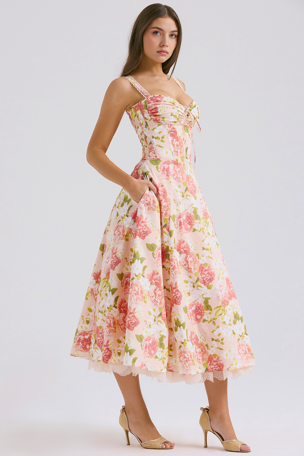 Lace Bustier Dress Valentina