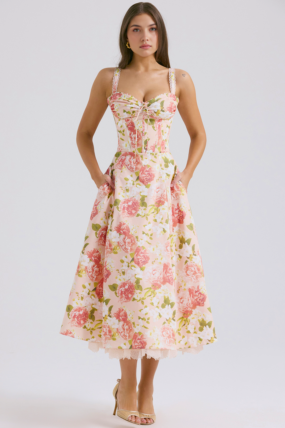 Lace Bustier Dress Valentina