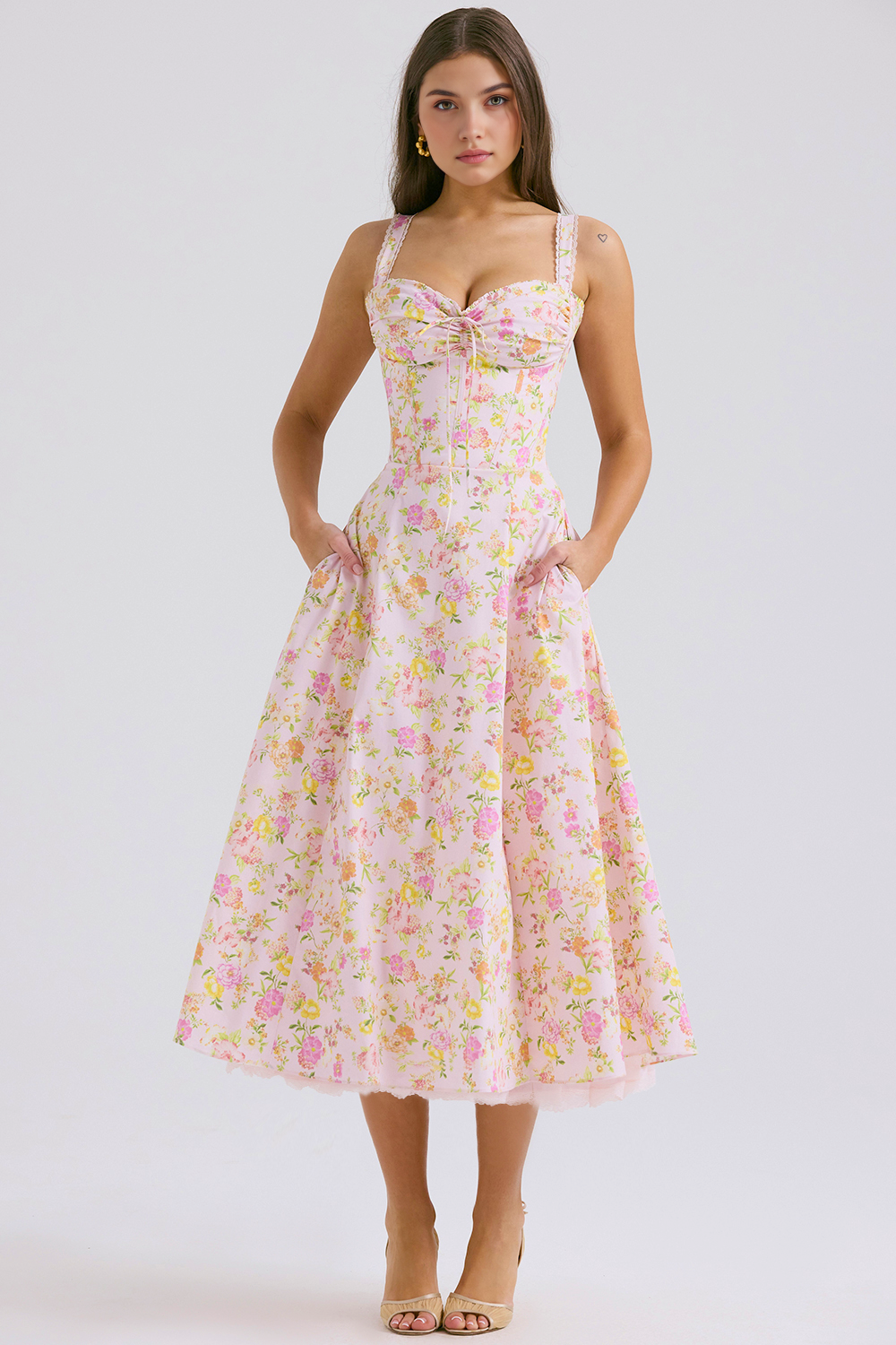 Lace Bustier Dress Valentina