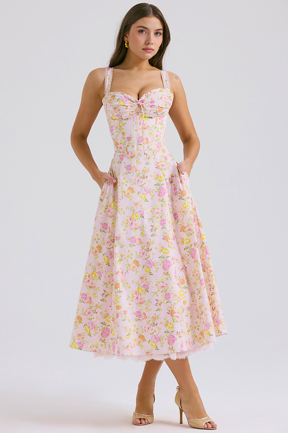 Lace Bustier Dress Valentina