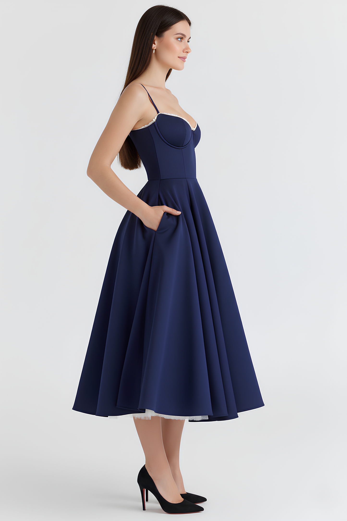 Midi Dress Cloe - Double Layer