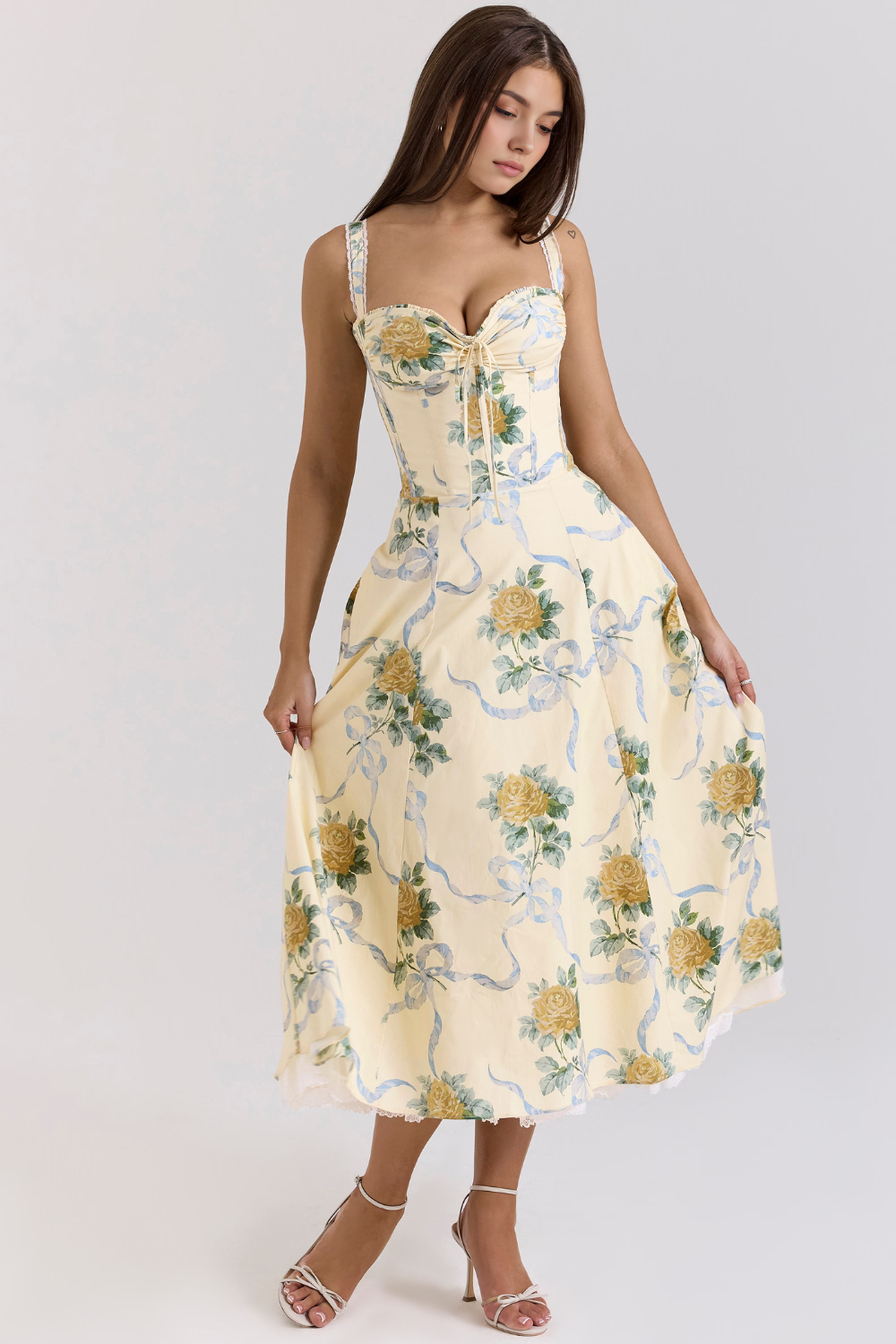 Lace Bustier Dress Valentina