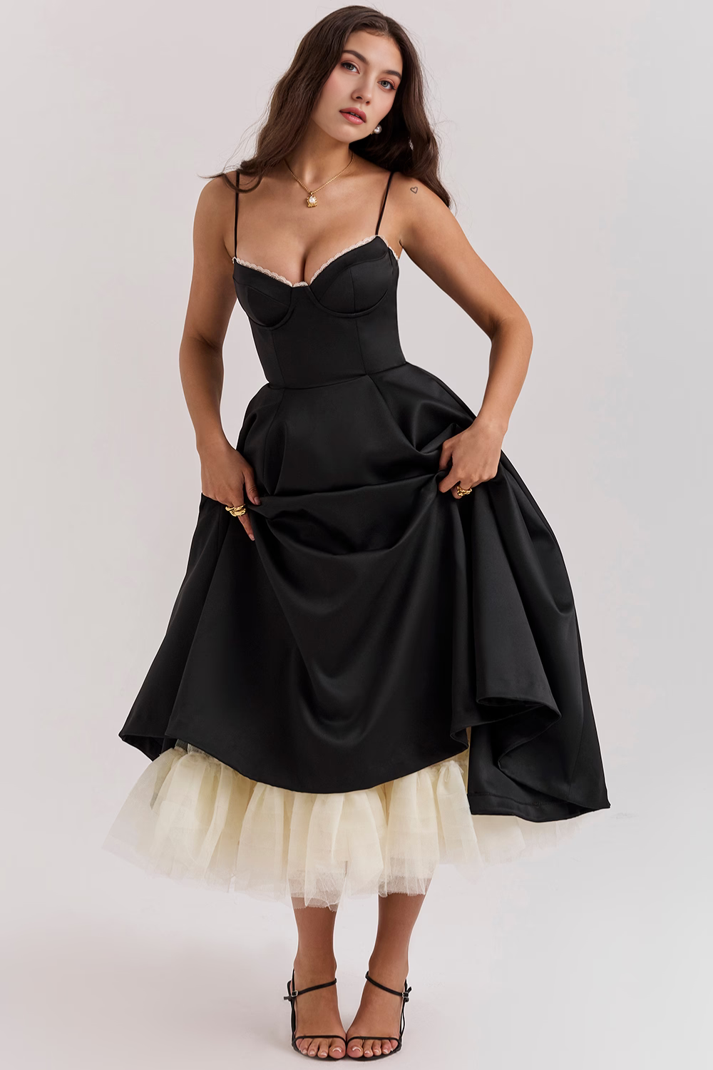 Midi Dress Cloe - Double Layer